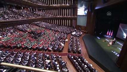 Скачать видео: Cumhurbaşkanı Erdoğan: '(Yargı Reformu) Yargı süreçlerini sadeleştirerek, uyuşmazlıklar için alternatif çözüm yolları geliştirerek, önleyici hukuk uygulamalarını sistemimize kazandırarak, bu reformu kısa sürede hayata geçirmekte kararlıyız' - ANKARA