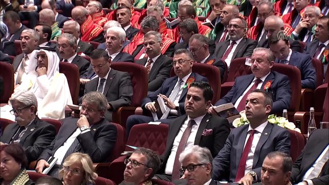 Cumhurbaşkanı Erdoğan: 'Türkiye, halkın iradesini en üstte tutan kuvvetler ayrılığı fikrine ve bunun üzerine bina ettiği demokrasi anlayışına hep bağlı kalmıştır' - ANKARA