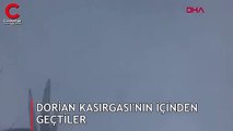 Dorian Kasırgası'nın içinden geçtiler