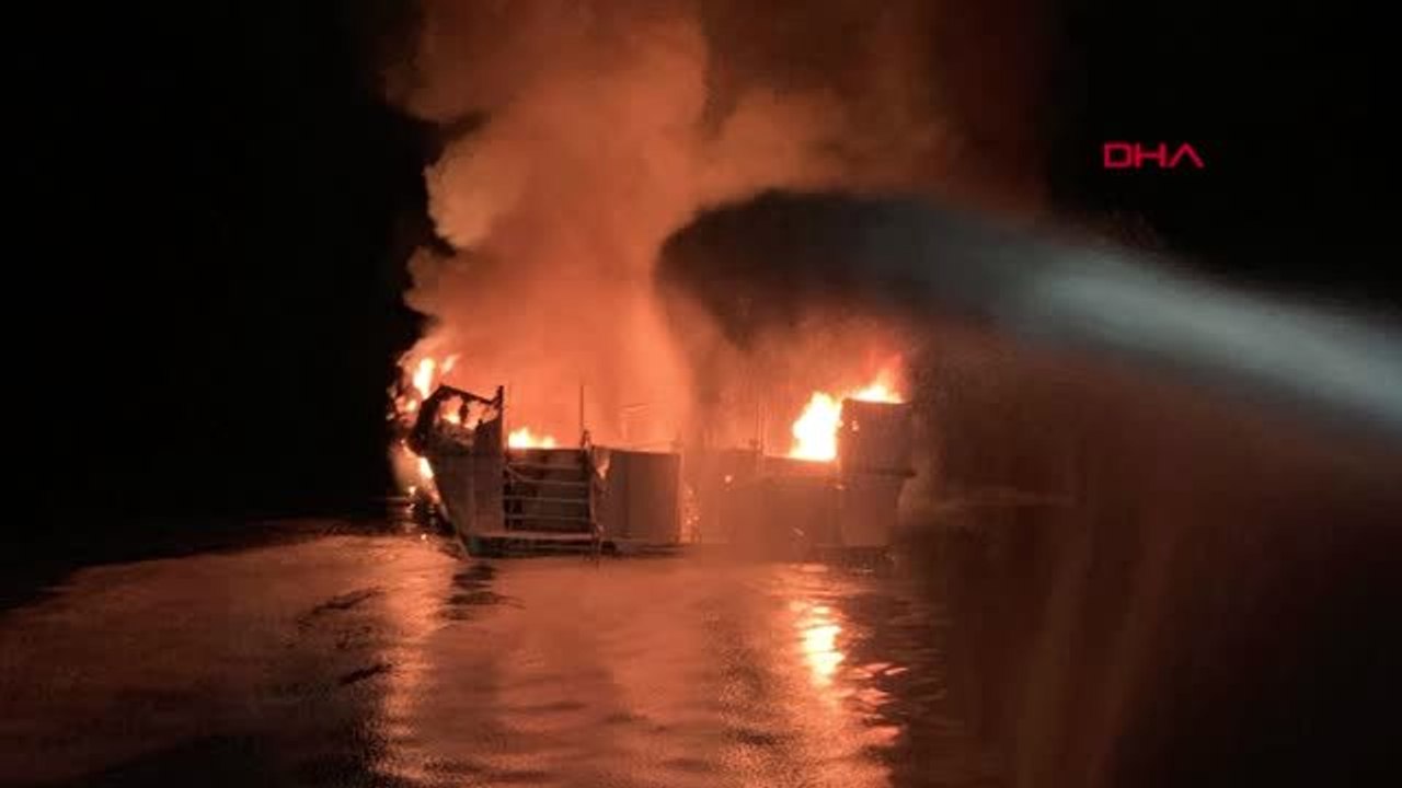 Abd'de yolcu gemisinde yangın: 34 ölü