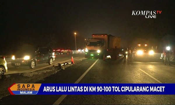 Begini Keadaan Lalu Lintas di Tol Cipularang Pasca Kecelakaan Beruntun