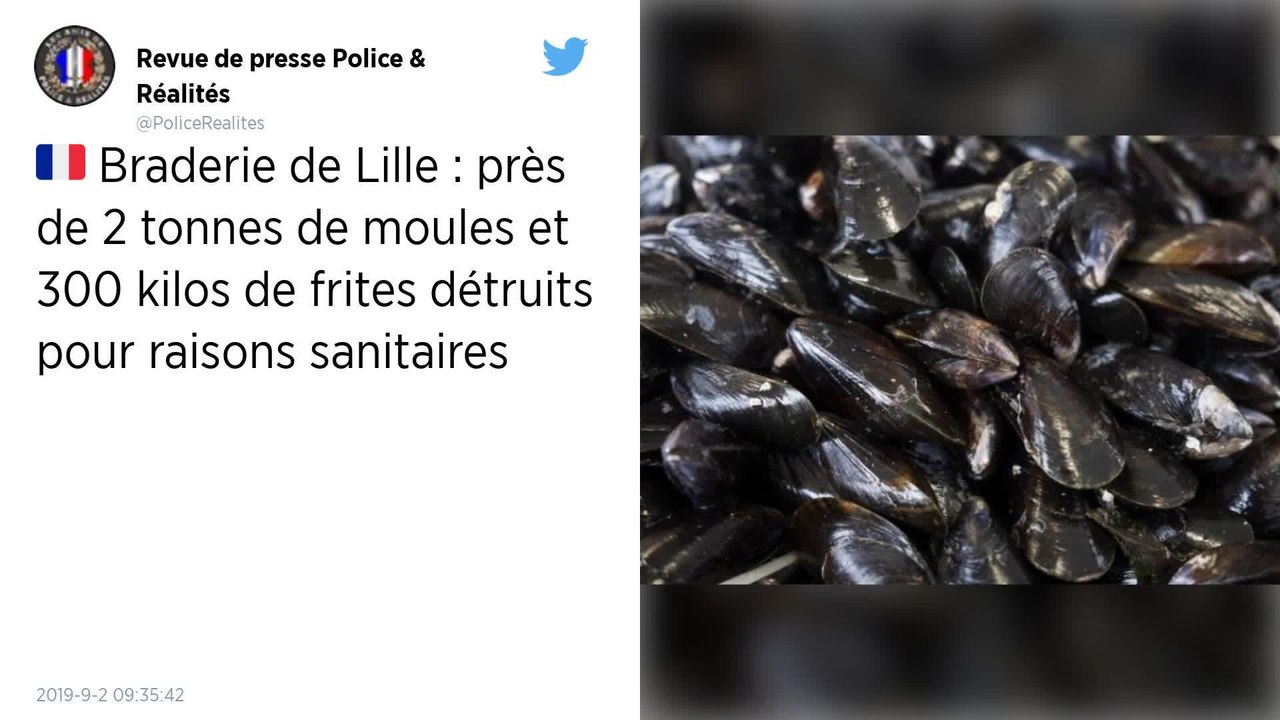 Braderie de Lille. Près de deux tonnes de moules et 300 kg de frites détruits pour risques sanitaires