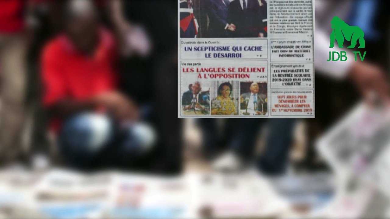 REVUE DE PRESSE CONGOLAISE DU 2 SEPTEMBRE 2019