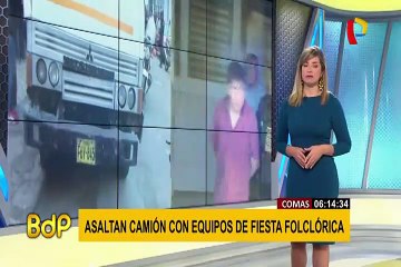 Detienen banda de peruanos y venezolanos que asaltaban camiones en Comas