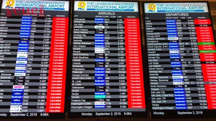 More Than 1,000 Flights Canceled Amid Hurricane Dorian