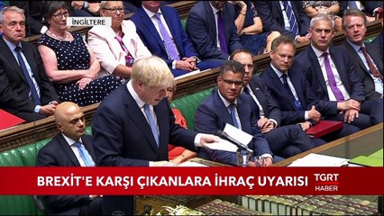 İngiltere Başbakanı Johnson'dan Brexit'e Karşı Çıkanlara Uyarı