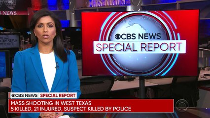 5 killed, 21 injured, suspect killed by police in West Texas
