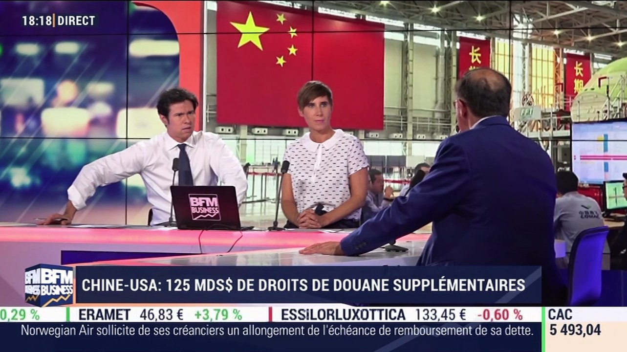 Chine-USA: 125 milliards de dollars de droits d...