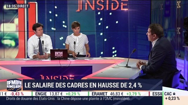 Les salaires des cadres en hausse de 2,4% - 02/09
