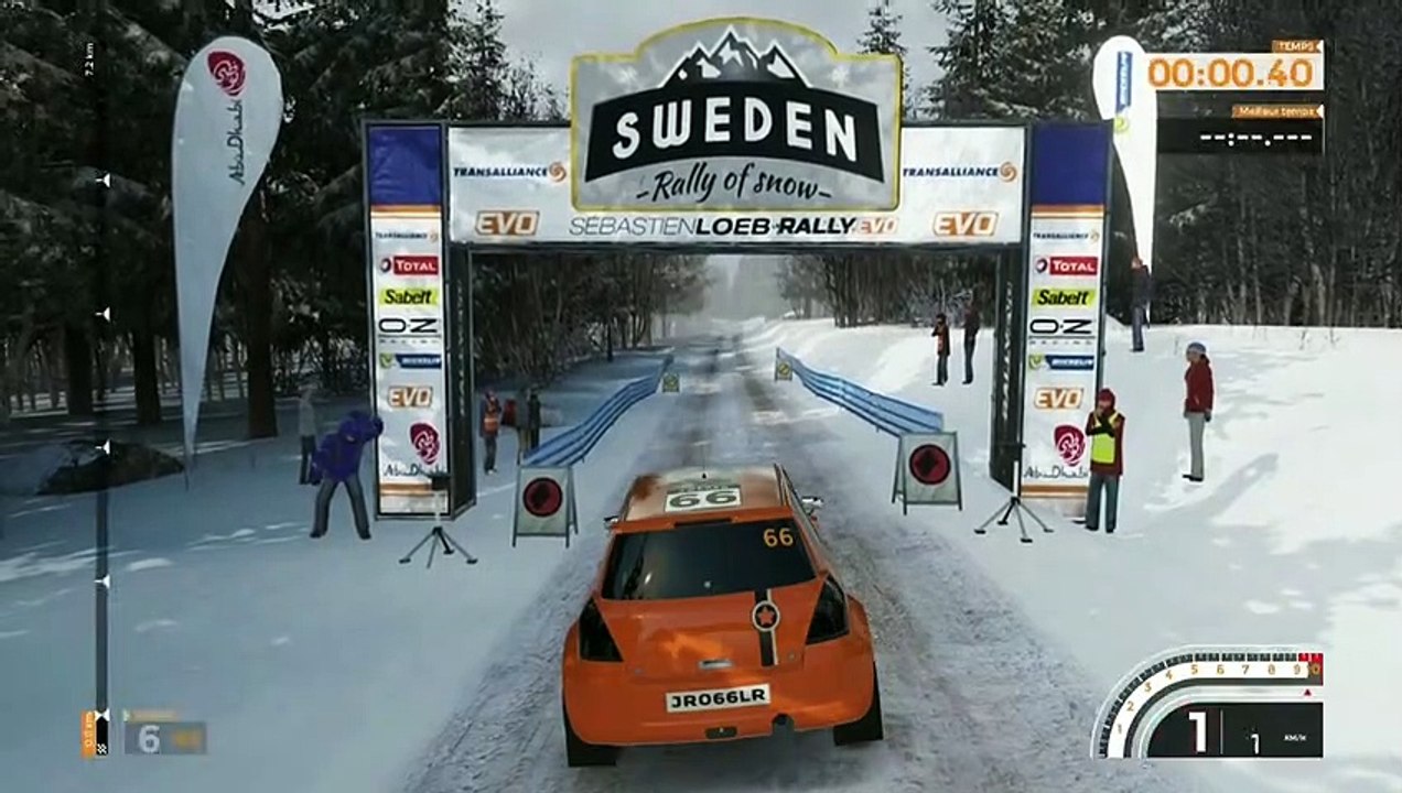 Suède SS2 - Torsby - Suzuki Swift S1600 Event Car
