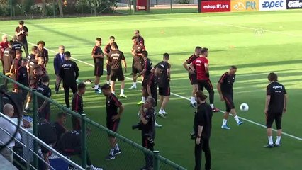 A Milli Futbol Takımı'nda mesai başladı