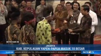 Jokowi Temui Pemenang Festival Gapura Cinta Negeri