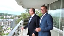 Dışişleri Bakanı Çavuşoğlu,  Slovenya Dışişleri Bakanı Cerar ile görüştü - BLED