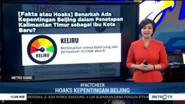 Hoaks Seputar Calon Ibu Kota RI