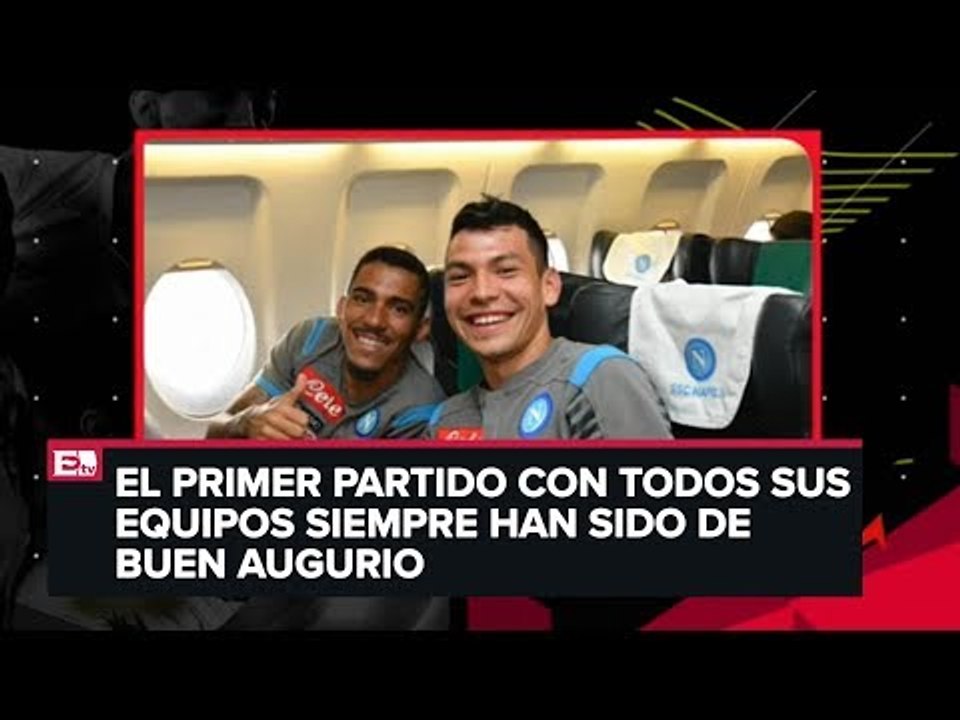 Chucky Lozano podría debutar con el Napoli