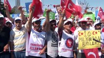 HAK-İŞ İBB önündeki eyleme destek verdi