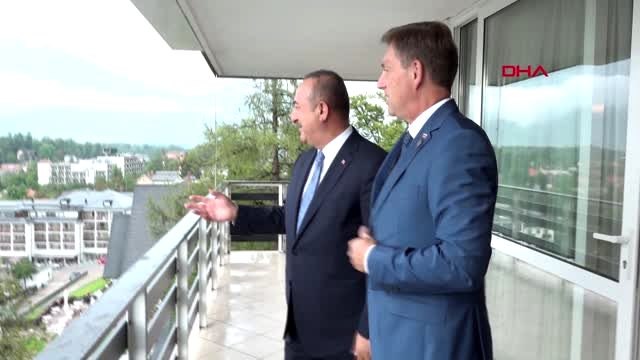 Çavuşoğlu, slovenya dışişleri bakanı miro cerar ile görüştü