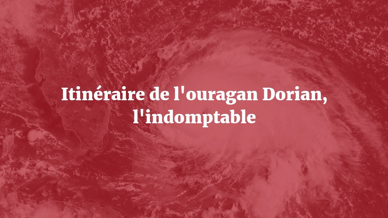 Itinéraire de l'ouragan Dorian l'indomptable