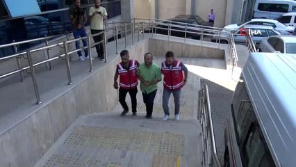 244 olaya karışan suç makinesi, adliyeye gülerek geldi