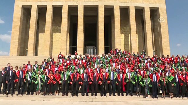 Yargıtay üyeleri Anıtkabir'i ziyaret etti - ANKARA