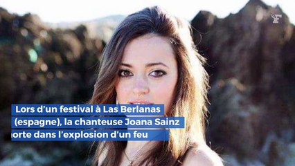 À 30 ans, la chanteuse espagnole Joana Sainz tuée sur scène par un feu d’artifice