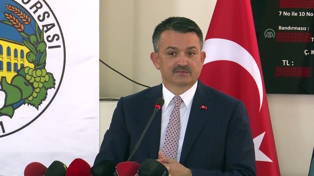 Çekirdeksiz kuru üzümde müdahale alımı başlıyor - Bakan Pakdemirli - İZMİR