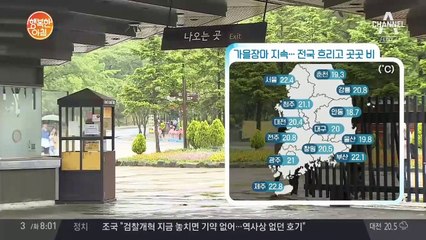 [날씨] 9/3 태풍 '링링' 토요일 서울 강타 (주말까지 전국 비)