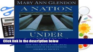 A Nation under Lawyers  For Kindle