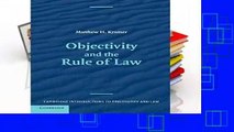 Full version  Objectivity and the Rule of Law (Cambridge Introductions to Philosophy and Law)