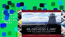 About For Books  Anderson s Business Law and the Legal Environment, Comprehensive Volume  Best