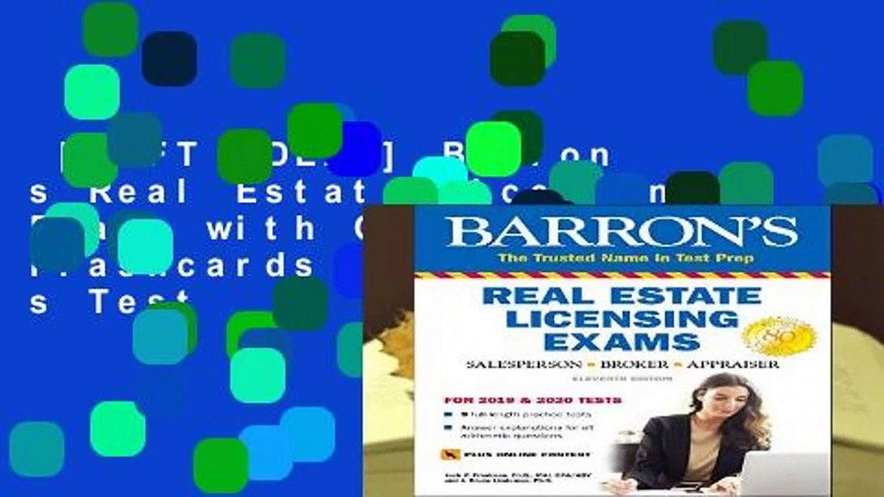 [GIFT IDEAS] Barron s Real Estate Licensing Exams with Online Digital