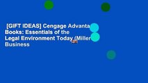 [GIFT IDEAS] Cengage Advantage Books: Essentials of the Legal Environment Today (Miller Business