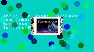 About For Books  Business Law (What s New in Business Law)  Best Sellers Rank : #1