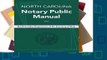 [MOST WISHED]  North Carolina Notary Public Manual, 2016