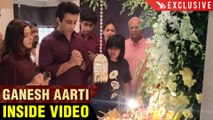 Sonu Sood GANPATI Aarti With His Family | INSIDE VIDEO | Ganesh Chaturthi 2019
