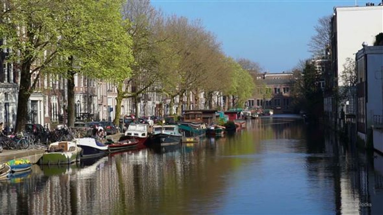 Eine der grünsten Städte der Welt: Amsterdam