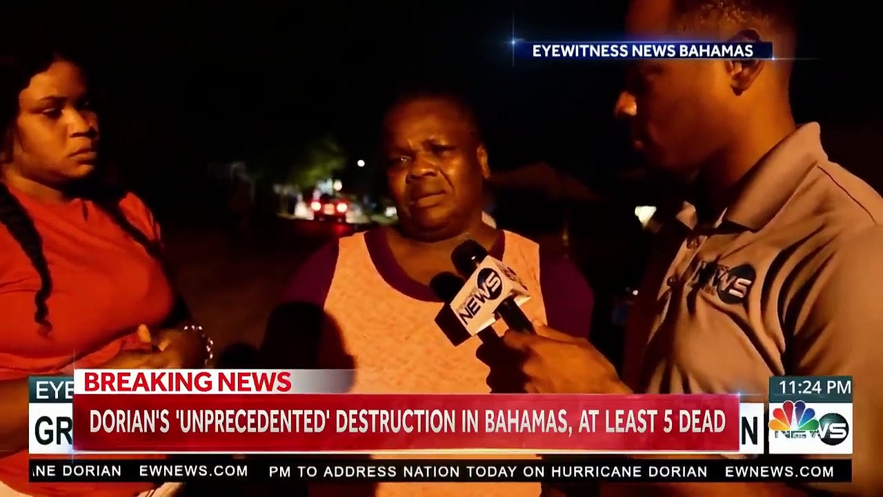 L'ouragan Dorian a fait plusieurs morts en passant sur les Bahamas: Les images impressionnantes de la nuit et des destructionss