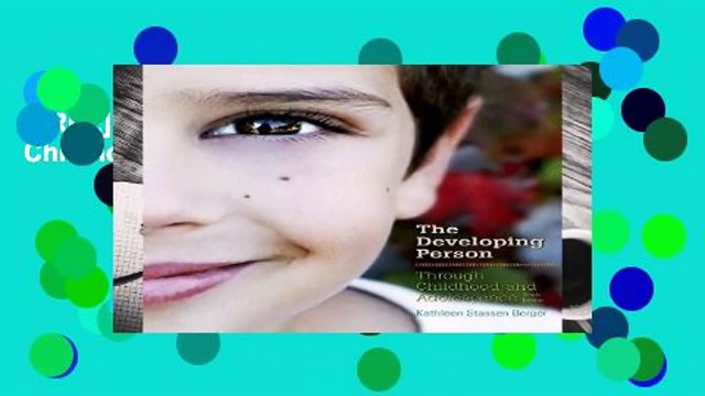 [FREE] Developing Person Through Childhood and Adolescence