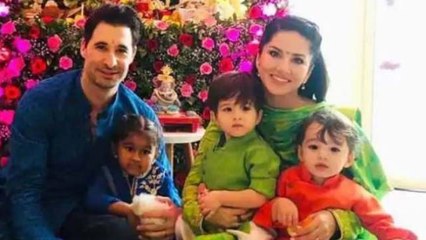 Sunny Leone celebrates Ganpati puja with kids & husband; Check out | FilmiBeat