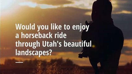 Rocky Mountain Outfitters: horse riding trip Salt Lake City