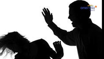 பசிக்குதுன்னு சாப்பாடு கேட்ட கணவன்..அரிவாளால் வெட்டி வீழ்த்திய மனைவி- வீடியோ