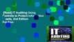 [Read] IT Auditing Using Controls to Protect Information Assets, 2nd Edition  For Free