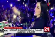 Dj venezolana vinculada con banda criminal infringió leyes migratorias en Perú