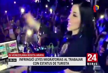 Download Video: Dj venezolana vinculada con banda criminal infringió leyes migratorias en Perú