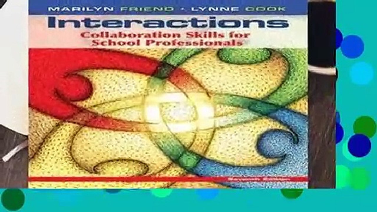 [READ] Interactions: Collaboration Skills for School Professionals