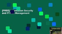[FREE] Information Security and IT Risk Management
