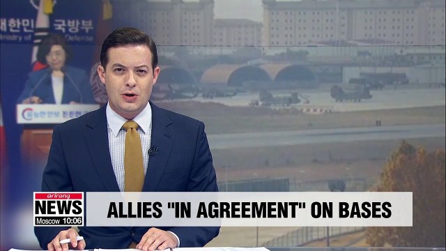 Washington in agreement with Seoul on return of U.S. military bases: S. Korea