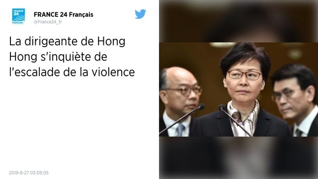 Hong Kong : La cheffe de l’exécutif Carrie Lam dément vouloir démissionner