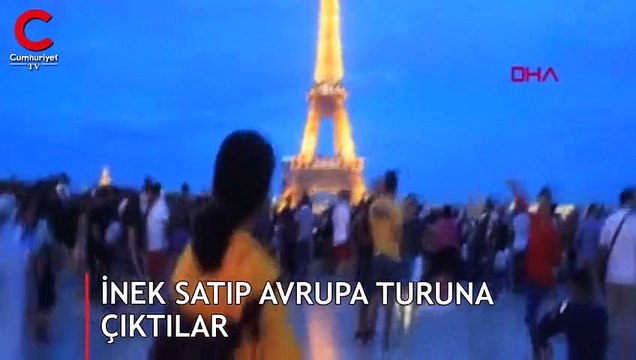 İnek satıp Avrupa turuna çıktılar