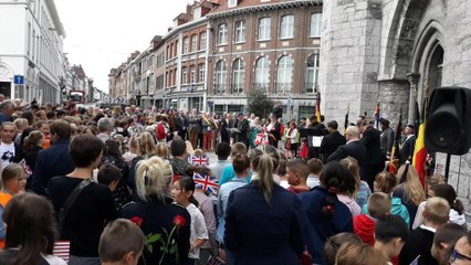 Tournai céremonie 75e ann liberation beffroi 03.09.2019